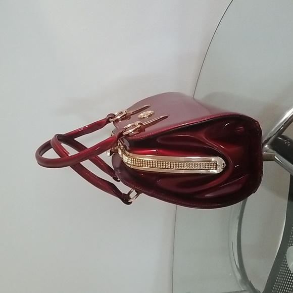 Wine red handbag - Picture 4 of 4